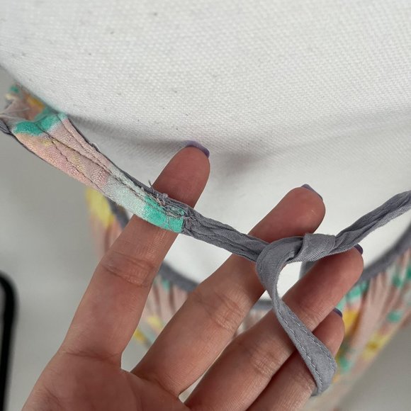 Free People Wisteria Light Combo Pink Floral Sleeveless Maxi Dress Large L - Picture 9 of 11